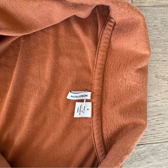 Nordstrom Classic Pajama Set Brown Small - Picture 3 of 4